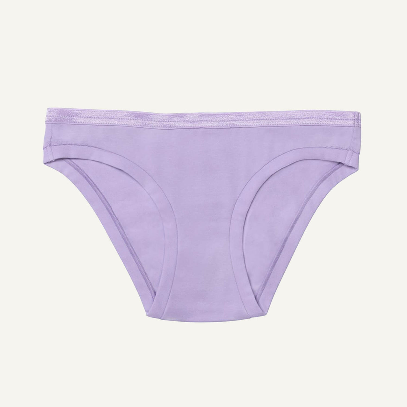 A petal light purple low-rise bikini underwear.