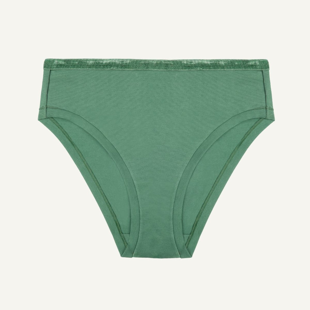Willow green mid rise bikini