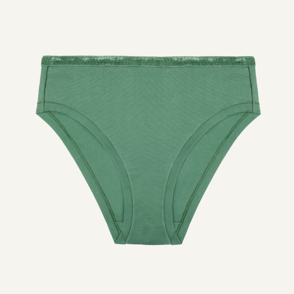 Willow green mid rise bikini