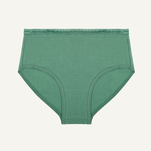 Willow green mid rise brief