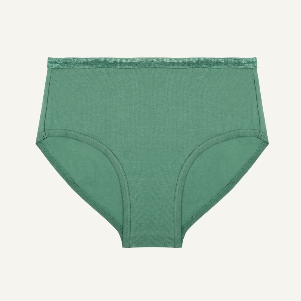 Willow green mid rise brief