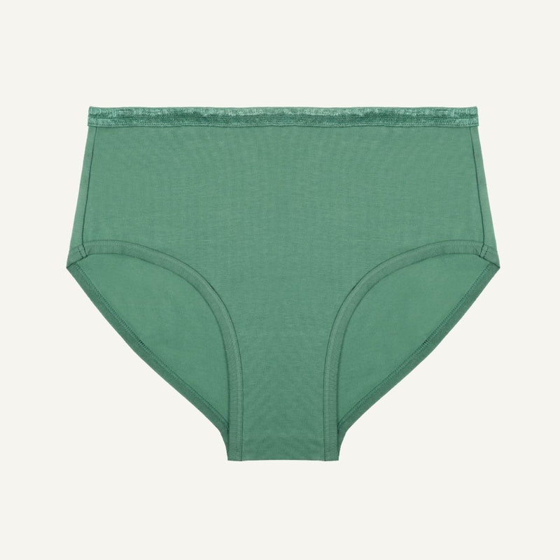 Willow green mid rise brief