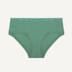 Willow green mid rise hipster