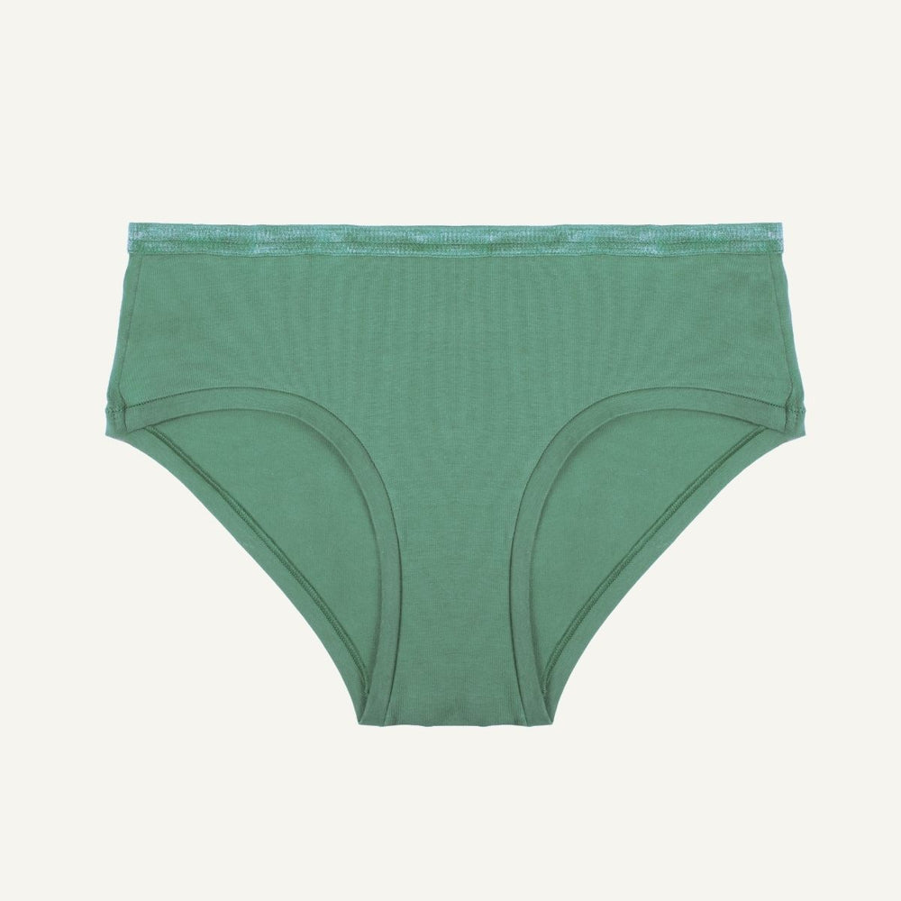 Willow green mid rise hipster